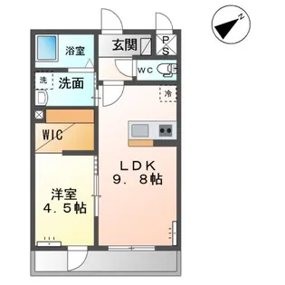 仮)土浦市乙戸南アパート【2階】の間取り