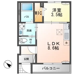 雫Ⅶ【1階】の間取り