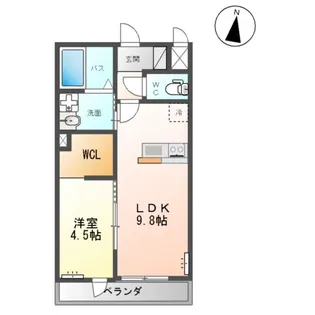仮)阿見町中央2丁目アパート【2階】の間取り