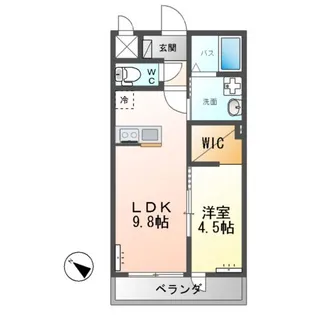 グラティテュード・K【2階】の間取り