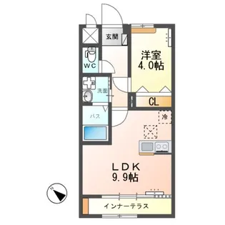 グラティテュード・K【1階】の間取り