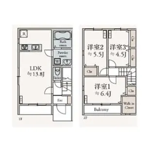 VERDE【B101号室】の間取り