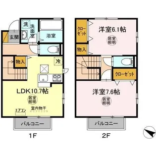 SANTORINIII【1階】の間取り