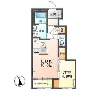 シャインスターアイズ【1階】の間取り