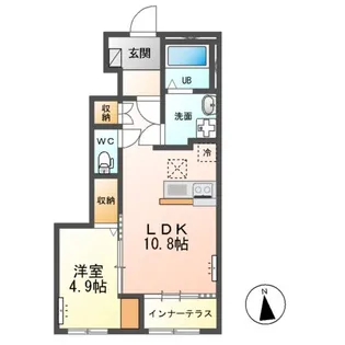 シャインスターアイズ【1階】の間取り