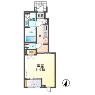 EL PARAISO VERDEⅢ(エルパライソベルデスリー)【1階】の間取り