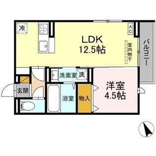 セレウィータ栄町【2階】の間取り