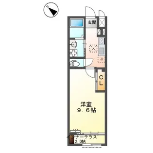 仮)阿見町岡崎アパート【1階】の間取り