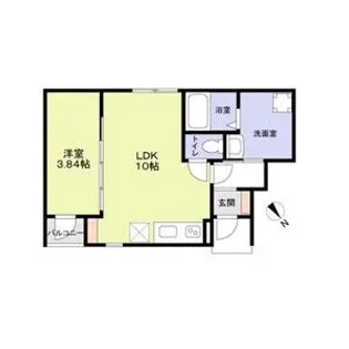 スールソレイユうずら野【1階】の間取り