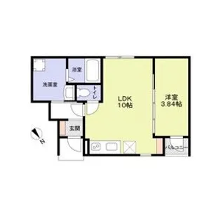 スールソレイユうずら野【1階】の間取り