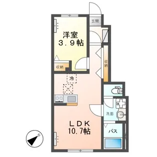 DUE ACERO.K Ⅲ(ドゥーエアーチェロケースリー)【1階】の間取り