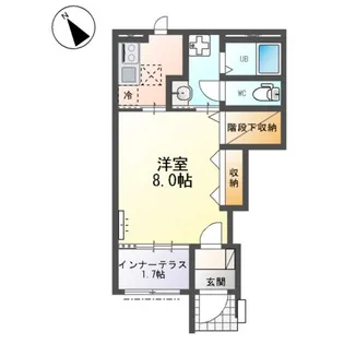 大曽根原町アパート②【1階】の間取り