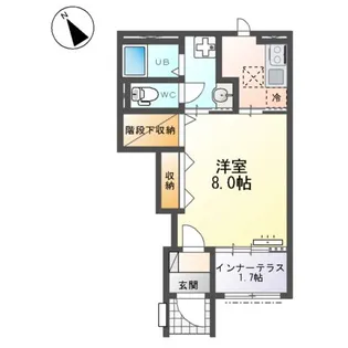 大曽根原町アパート②【1階】の間取り