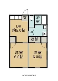 タウンハウス【1階】の間取り
