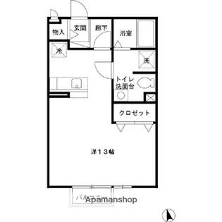 リヴピーク【205号室】の間取り