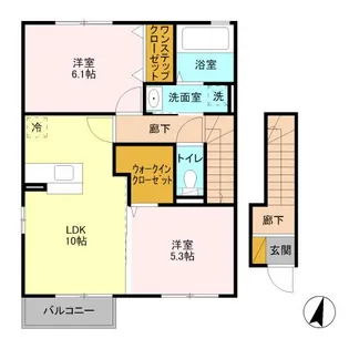 CROIRE(クロワール)【2階】の間取り