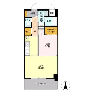 フロンティア・コンフォート研究学園【11階】の間取り