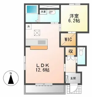 コルヌⅠ【1階】の間取り
