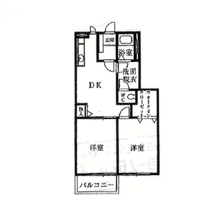 アミスター【2階】の間取り