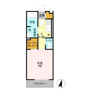 プレミアムAコートBコート【1階】の間取り