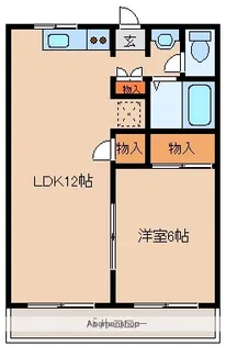 オレンジハイツ池田【203号室】の間取り