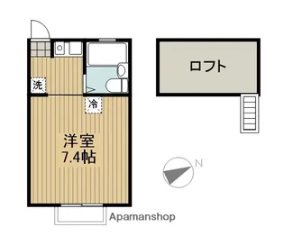 アークエステート23【206号室】の間取り