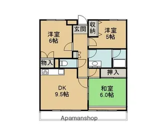 エクセレント6【102号室】の間取り