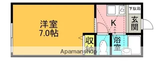 コーポM&I 2号棟【105号室】の間取り