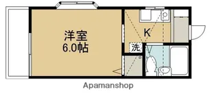 コーポM&I 1号棟【201号室】の間取り