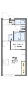 レオパレス2004【1階】の間取り