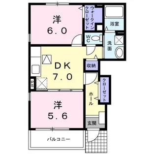 モデルノ・アロッジオ【1階】の間取り