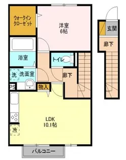 エクセルヴィラ【2階】の間取り