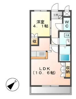 レジデンス・ヒルズ【3階】の間取り