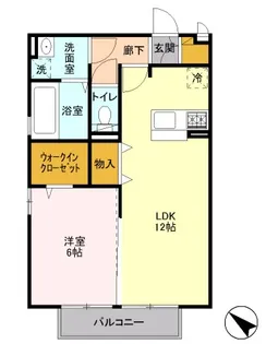 ベルソフィアC【2階】の間取り