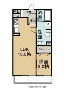 クレールⅣ【1階】の間取り