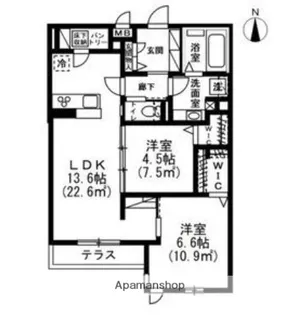 LIEN KAISEI【3階】の間取り