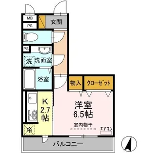BRIGHT ONE【2階】の間取り