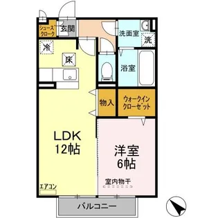 ベルソフィアC【1階】の間取り