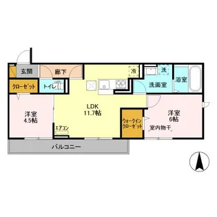 海正 AB【1階】の間取り