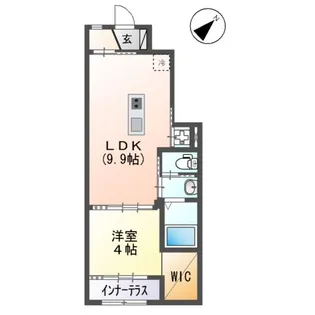 アリビオ【1階】の間取り