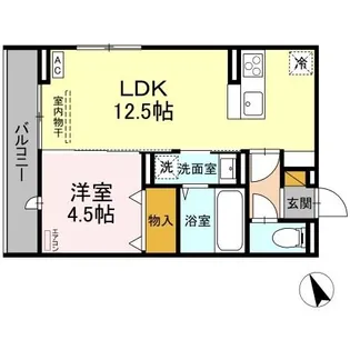 セレウィータ栄町【3階】の間取り