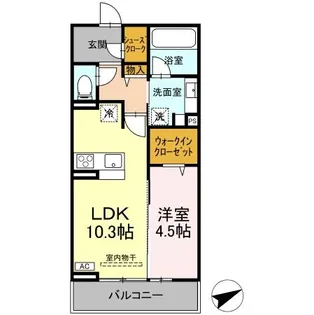 CE IL SOLE(チェ イル ソーレ)【3階】の間取り
