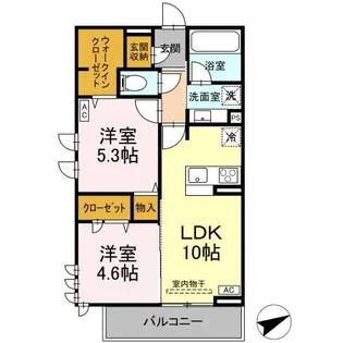 CE IL SOLE(チェ イル ソーレ)【3階】の間取り