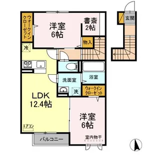 アベニールIII【2階】の間取り