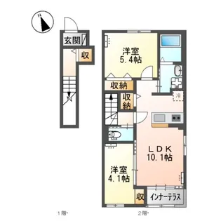 ANGE BELLE B【2階】の間取り