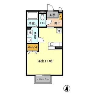 DEARCOURT【1階】の間取り