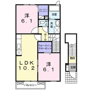 グラン フレーズ【2階】の間取り