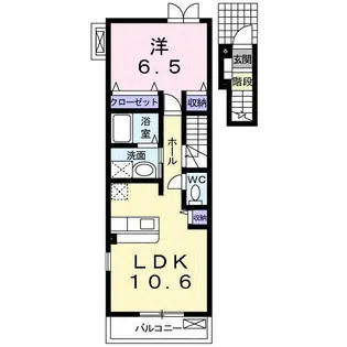 ブリーズ ヴィラ Ⅲ【2階】の間取り