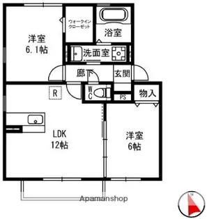 メゾン・ソレイユ【2階】の間取り