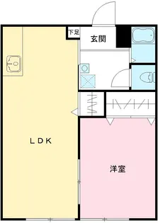 栗ハイツ【102号室号室】の間取り